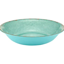 Grand plat creux mélamine bleu Ø 35 cm 7 cm 3,5 L Casablanca - DALEBROOK Outlet