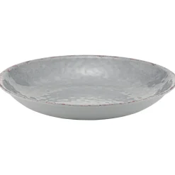 Grand plat creux mélamine gris Ø 42 cm 7 cm 6 L Casablanca - DALEBROOK Online