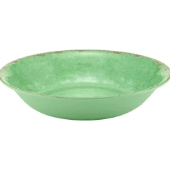 Grand plat creux mélamine vert Ø 35 cm 7 cm 3,5 L Casablanca - DALEBROOK Sale