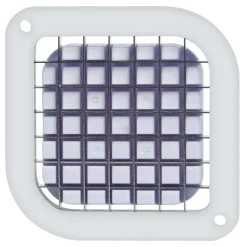 L.TELLIER Grille + poussoir pour coupe-frites inox 9,5x9,5x1,5 cm Compact Pro Hot