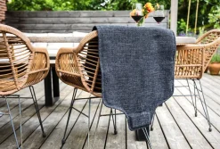 MONTANDOR Housse de siège chauffant infrarouge avec batterie gris foncé 140x48 cm