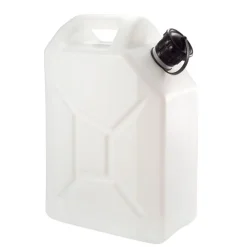 Jerrican Sans couvercle blanc plastique 32x20x46 cm 20 L fond plein parois pleines - GILAC Online