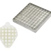 L.TELLIER Kit couteau et poussoir 6x6 mm pour coupe-frites acier 10,5x10,5x3 cm Hot