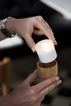 Kit de 8 bougies à led blanc Ø 5 cm 4,8 cm - DUNI Clearance