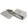 Kit de cuisson 1 bac GN1/1 avec couvercle rectangulaire inox - LE MARQUIER Sale