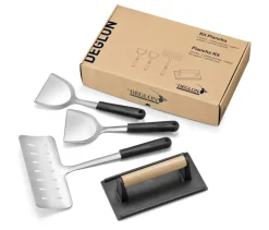 DEGLON Kit plancha inox 35x21,5x7 cm
