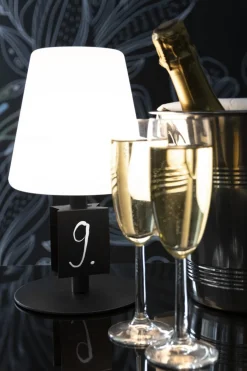 SECURIT Lampe de table noir 155x155x270 mm Michelle Clearance