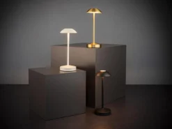 APS Lampe led brun Ø 7,5 cm 20,5 cm Alva Discount