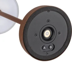APS Lampe led brun Ø 7,5 cm 20,5 cm Alva Discount