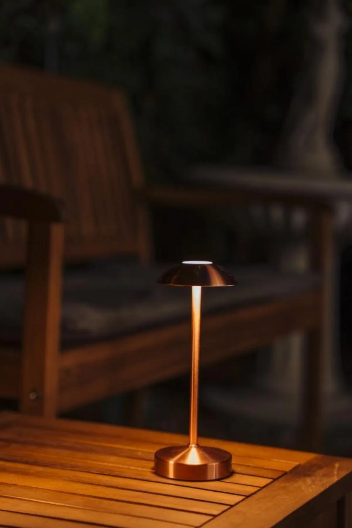 Lampe led cuivre Ø 7,5 cm 20,5 cm Alva - APS New