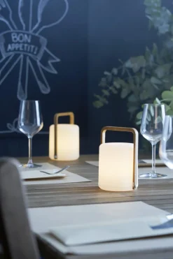 Lampe à led nomade blanc Ø 10,8 cm 14,8 cm - DUNI Online