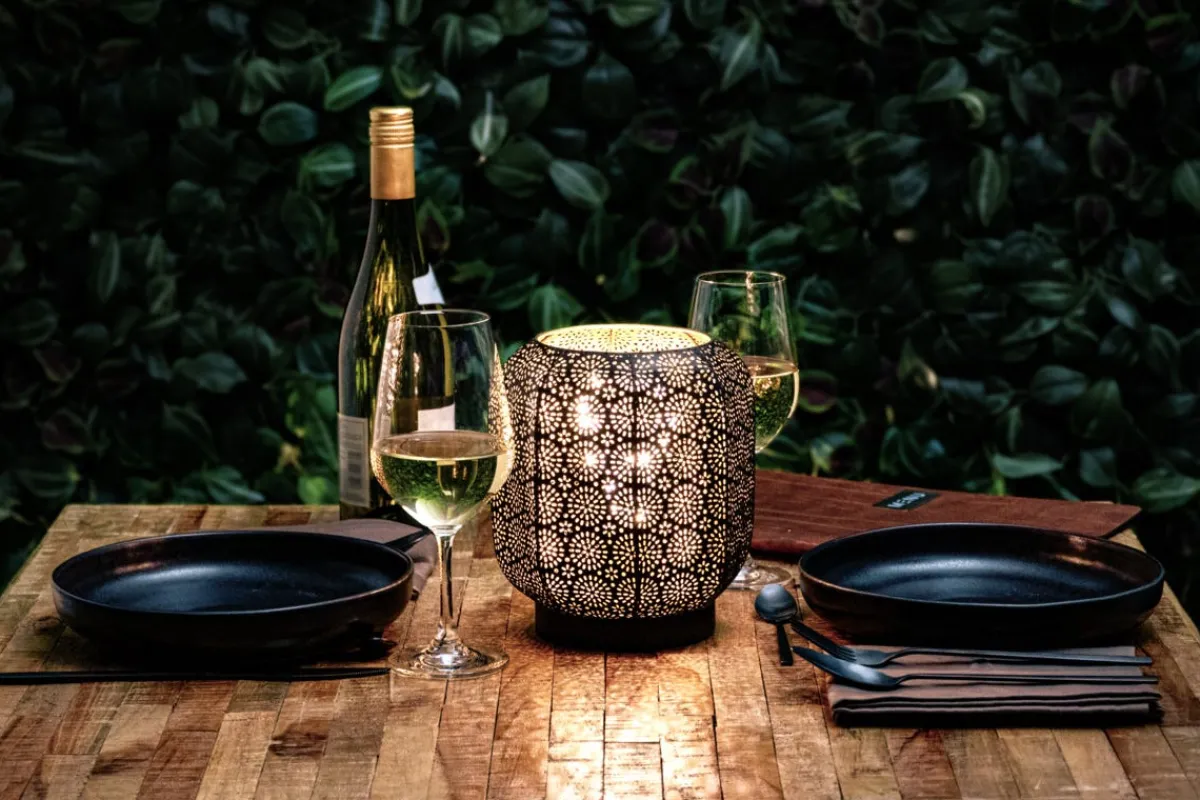 Lampe à led 18x16x16 cm Marrakech - SECURIT Discount