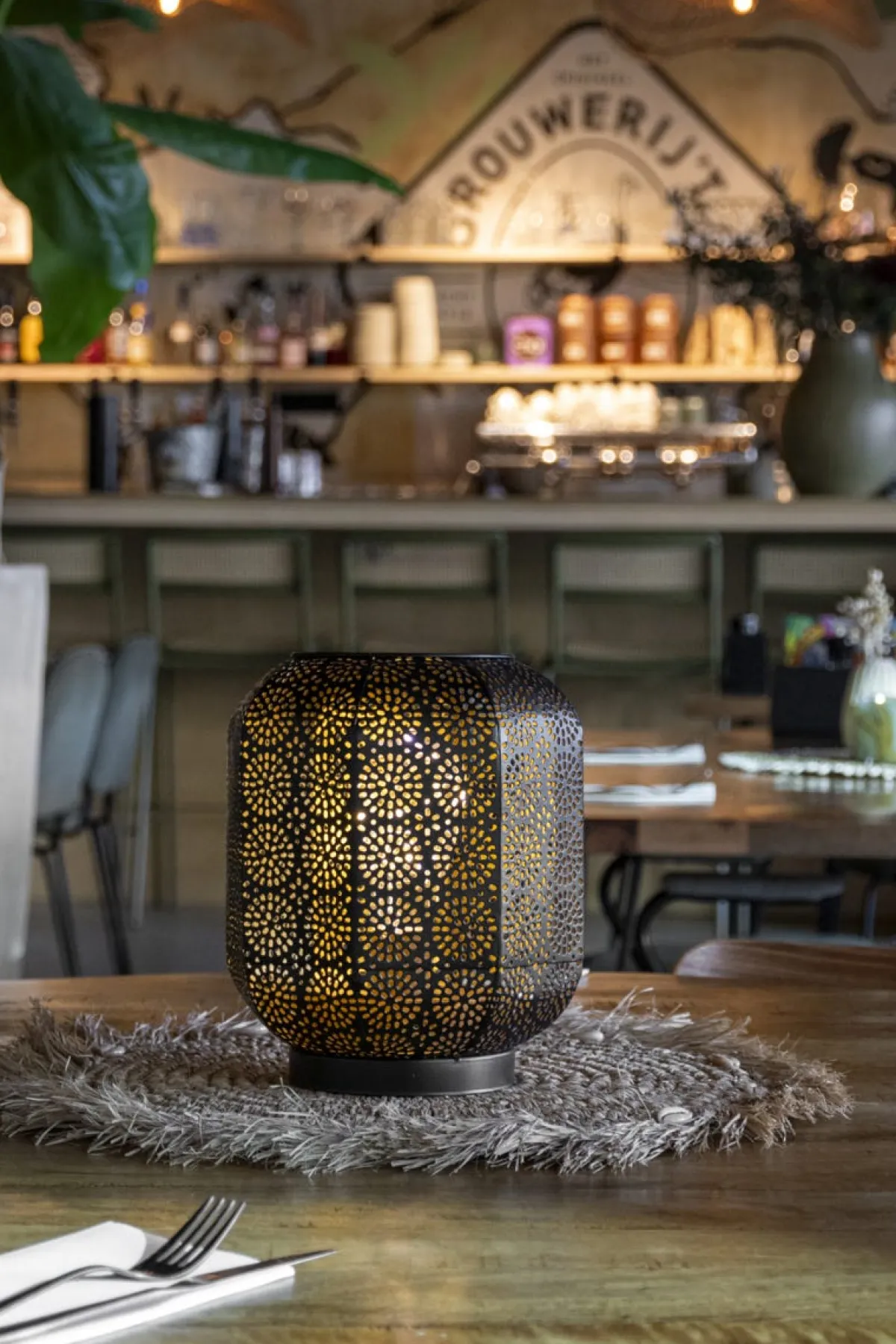 Lampe à led 18x16x16 cm Marrakech - SECURIT Discount