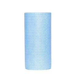 KLEANING ESSENTIALS Lavette non tissée bleu viscose 50x30 cm Outlet