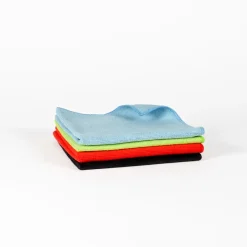 KLEANING ESSENTIALS Lavettes microfibre vert microfibre 40x40 cm (5 pièces) Outlet