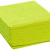 Aucune Lavettes non tissées jaune 50x35 cm (25 pièces) Outlet