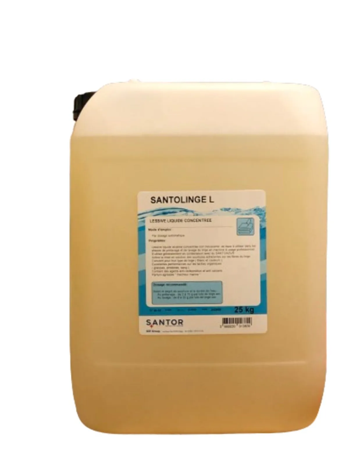 Lessive liquide concentrée 25 KG Santolinge L - SANTOR Discount