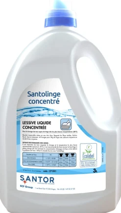 Lessive liquide concentrée 3 L Santolinge - SANTOR