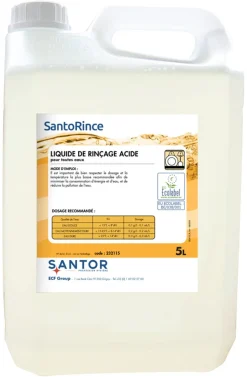 SANTOR Liquide rinçage machine 5 L ince Outlet
