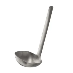Louchette vintage inox gris 8,5x8,5x23 cm 120 ml Bulq - APS New
