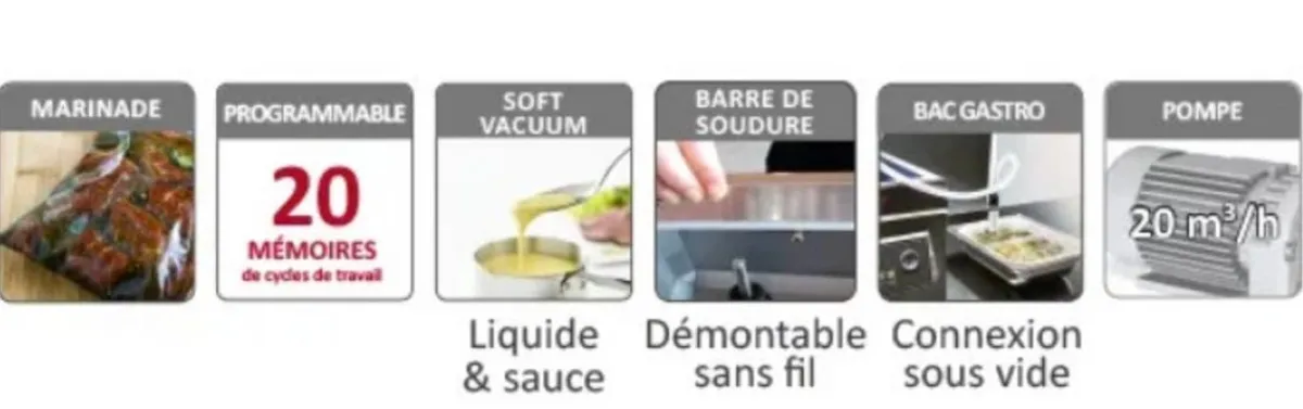 DELCOUPE Machine sous vide