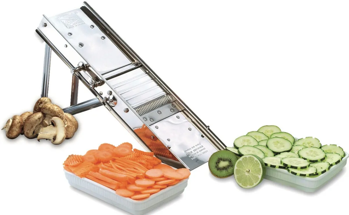 Mandoline sans chariot inox 41x13,5x4,5 cm - L.TELLIER Sale