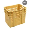GILAC Manne à pain Sans couvercle beige plastique 64x45x55,5 cm 120 L fond ajouré parois ajourées Best