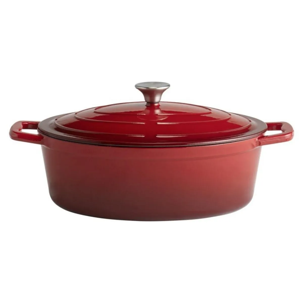 Marmite fonte d'acier inox Sans revêtement Avec couvercle 33x25x11 cm 5 L 5 Stars - APS Online