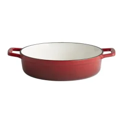 APS Marmite fonte émaillée inox Sans revêtement Avec couvercle 28x28x7 cm 3 L 5 Stars Best