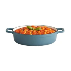 Marmite fonte émaillée inox Sans revêtement Avec couvercle 28x28x7 cm 3 L 5 Stars - APS New