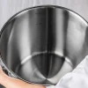 Marmite inox Sans revêtement Sans couvercle Ø 24 cm 24 cm 10 L Qualiplus - PRO.COOKER Best