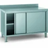 TOURNUS Meuble bas inox 180x70x90 cm Avec dosseret Avec étagère Sale