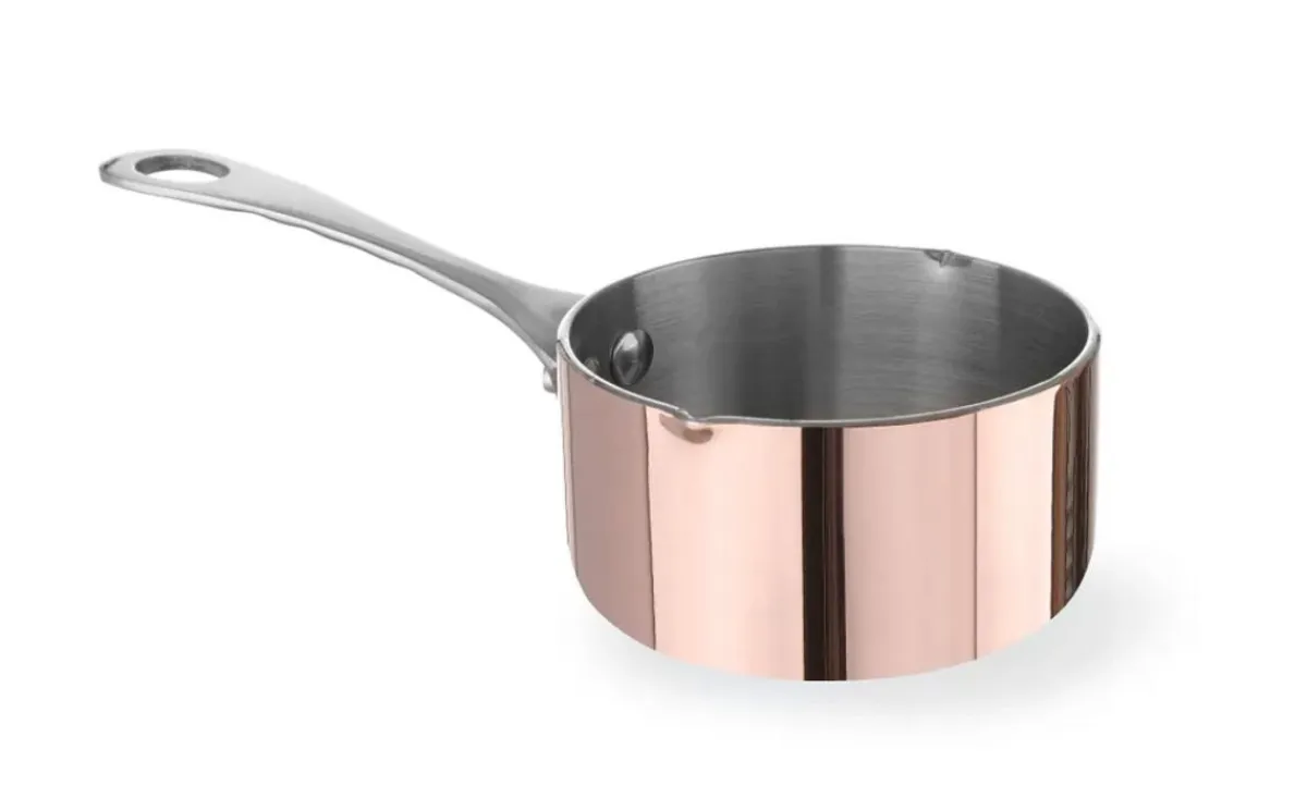 HENDI Mini casserole cuivre aluminium inox Ø 7,5 cm 4 cm 18 cl Sale