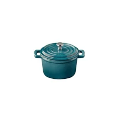 Mini cocotte fonte émaillée inox Sans revêtement Avec couvercle 11x11 cm 35 cl 5 Stars - APS Hot