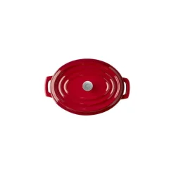 Mini cocotte fonte émaillée inox Sans revêtement Avec couvercle 17,5x11 cm 45 cl 5 Stars - APS