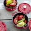 STAUB Mini cocotte ronde fonte d'acier Sans revêtement Avec couvercle Ø 10 cm 7 cm 0,25 L Outlet