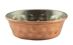 PRO.MUNDI Mini coupelle inox martelée cuivre inox 18/0 Ø 7 cm Clearance