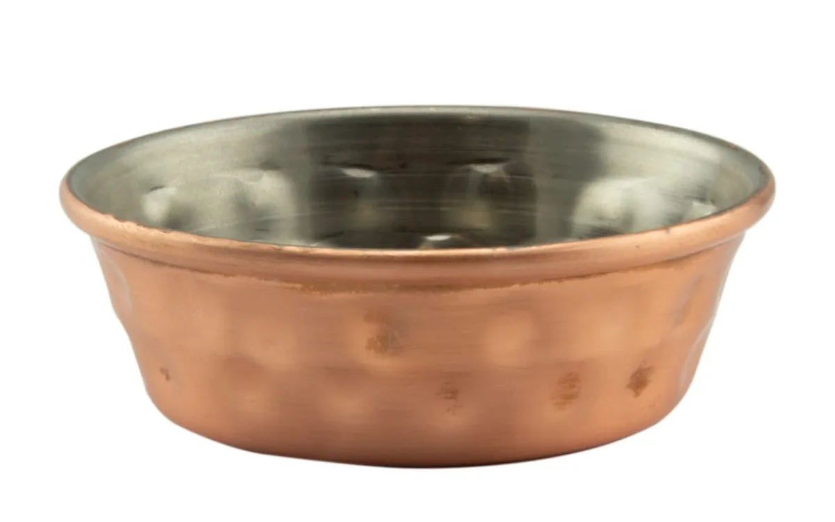 PRO.MUNDI Mini coupelle inox martelée cuivre inox 18/0 Ø 7 cm Clearance