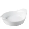 REVOL Mini plat à oeuf ovale blanc porcelaine culinaire Ø 7 cm Miniatures Clearance