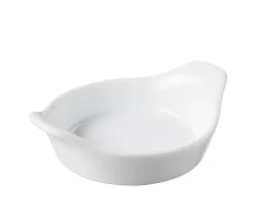 REVOL Mini plat à oeuf ovale blanc porcelaine culinaire Ø 7 cm Miniatures Clearance