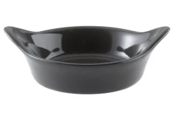 PRO.MUNDI Mini plat à oreilles rond gris grès émaillé Ø 6,5 cm Best