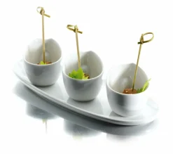 REVOL Mini pot ovale blanc porcelaine culinaire 7 cm Impulse Online