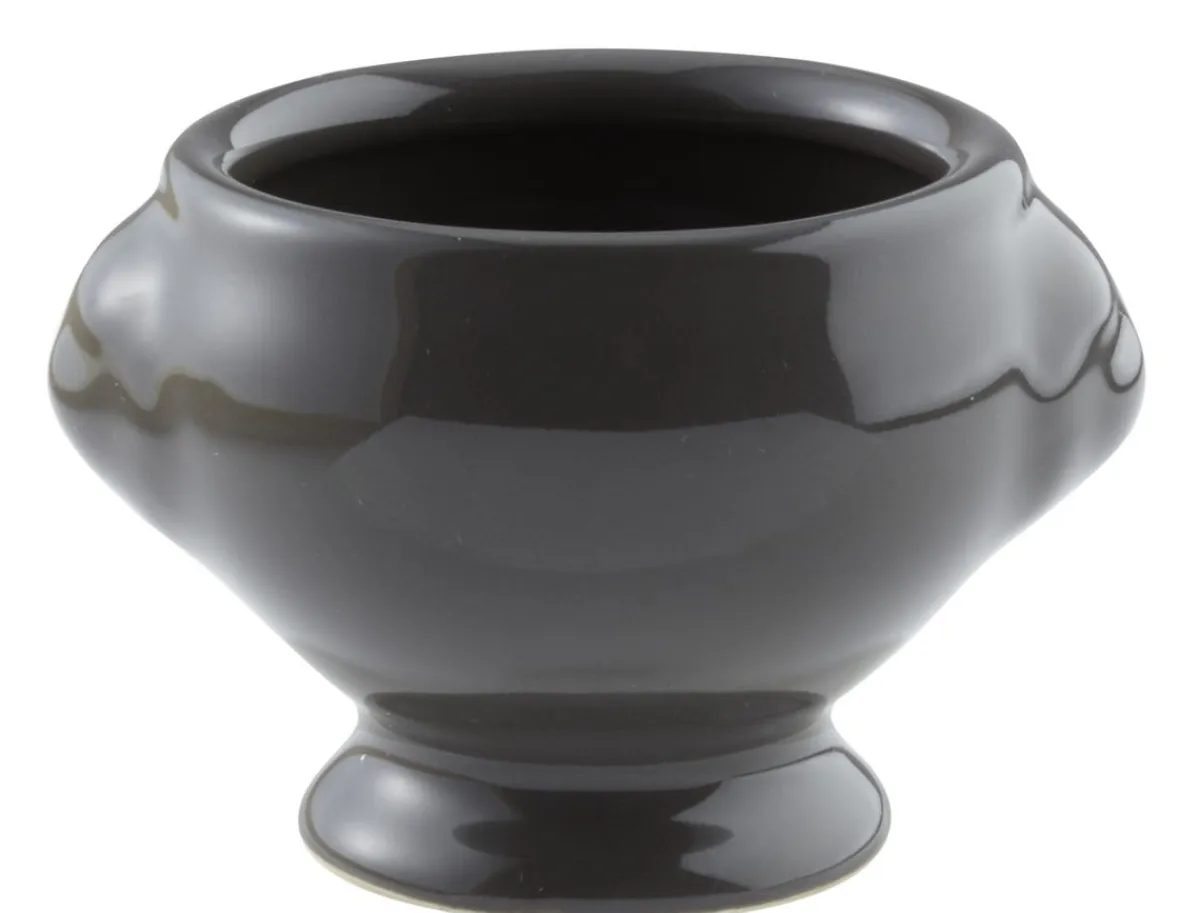 PRO.MUNDI Mini soupière rond gris grès émaillé Ø 5,5 cm Bistronome Discount