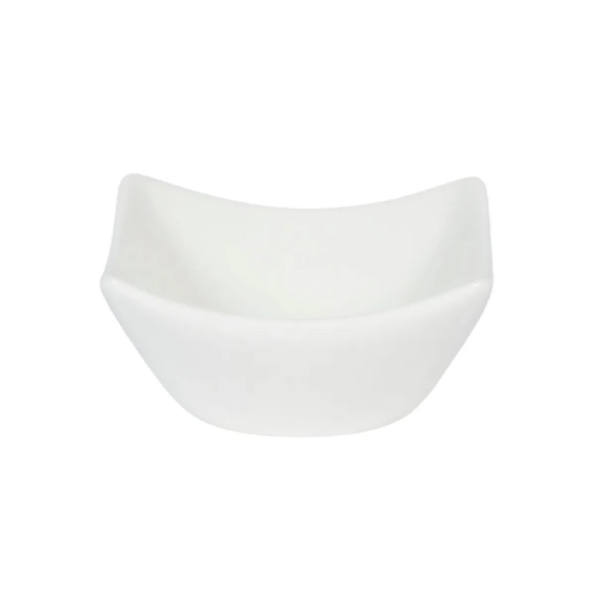 PRO.MUNDI Mise en bouche carré blanc porcelaine 7,5 cm Playtime Online