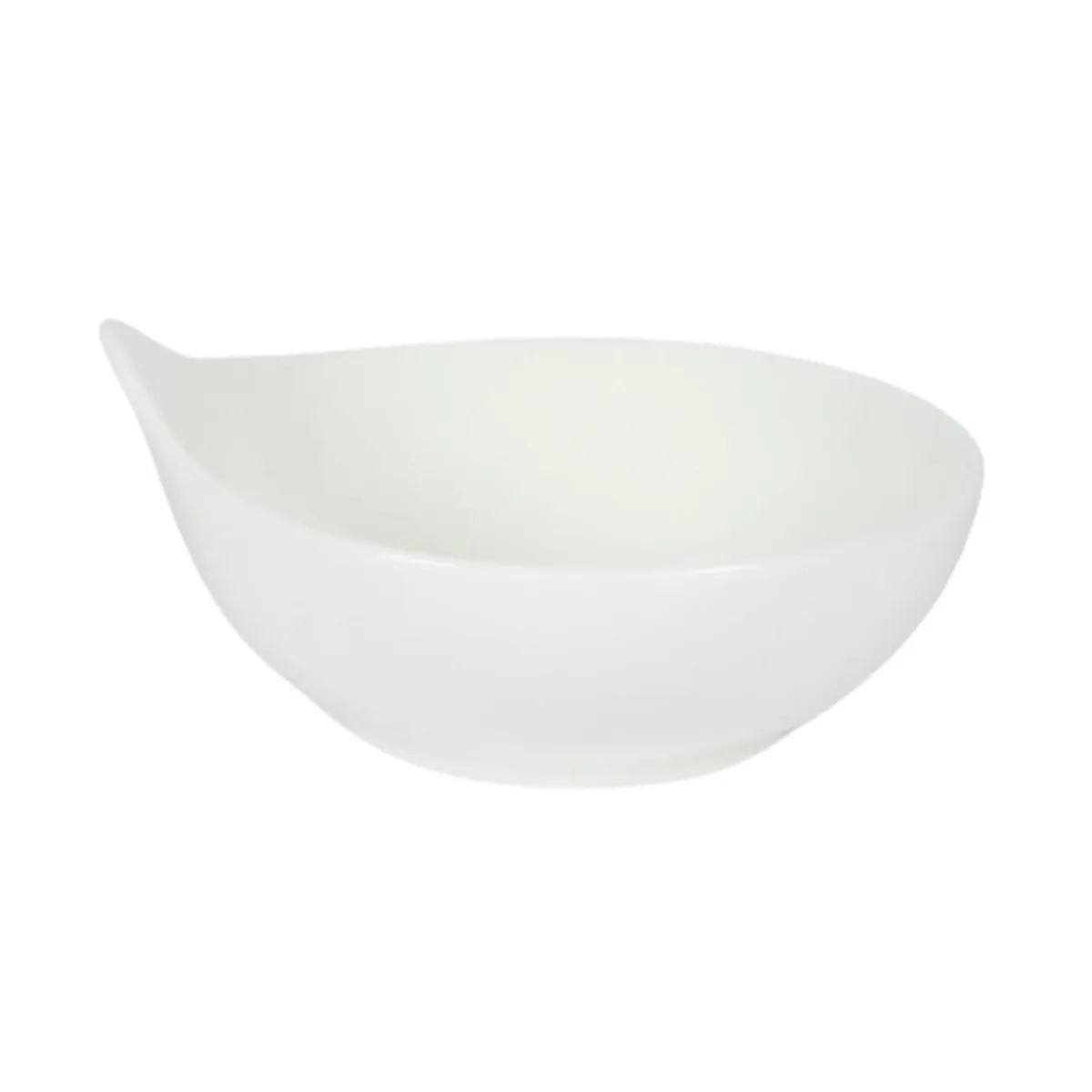 PRO.MUNDI Mise en bouche ovale blanc porcelaine 10 cm Playtime Clearance