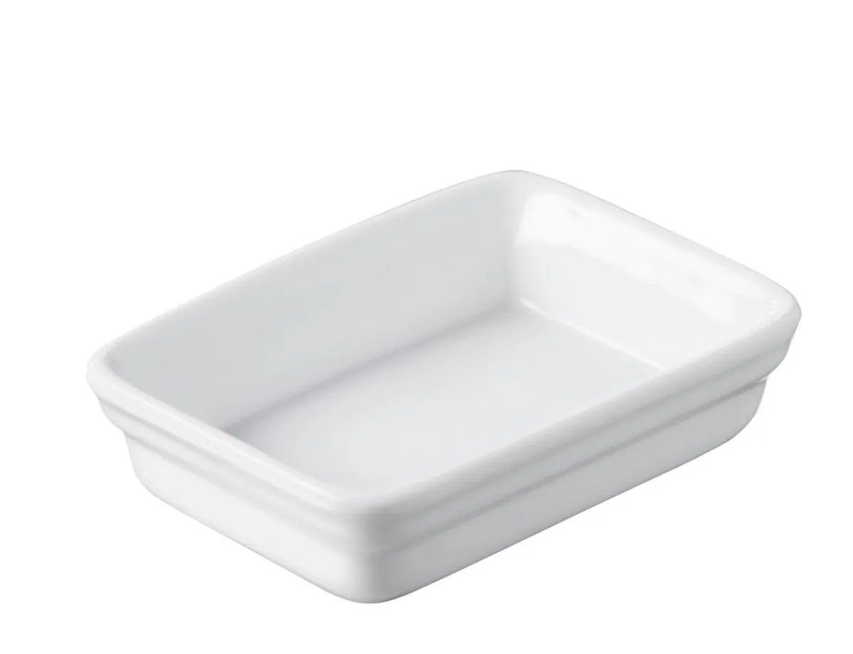 REVOL Mise en bouche rectangulaire blanc porcelaine culinaire 7 cm Miniatures Online