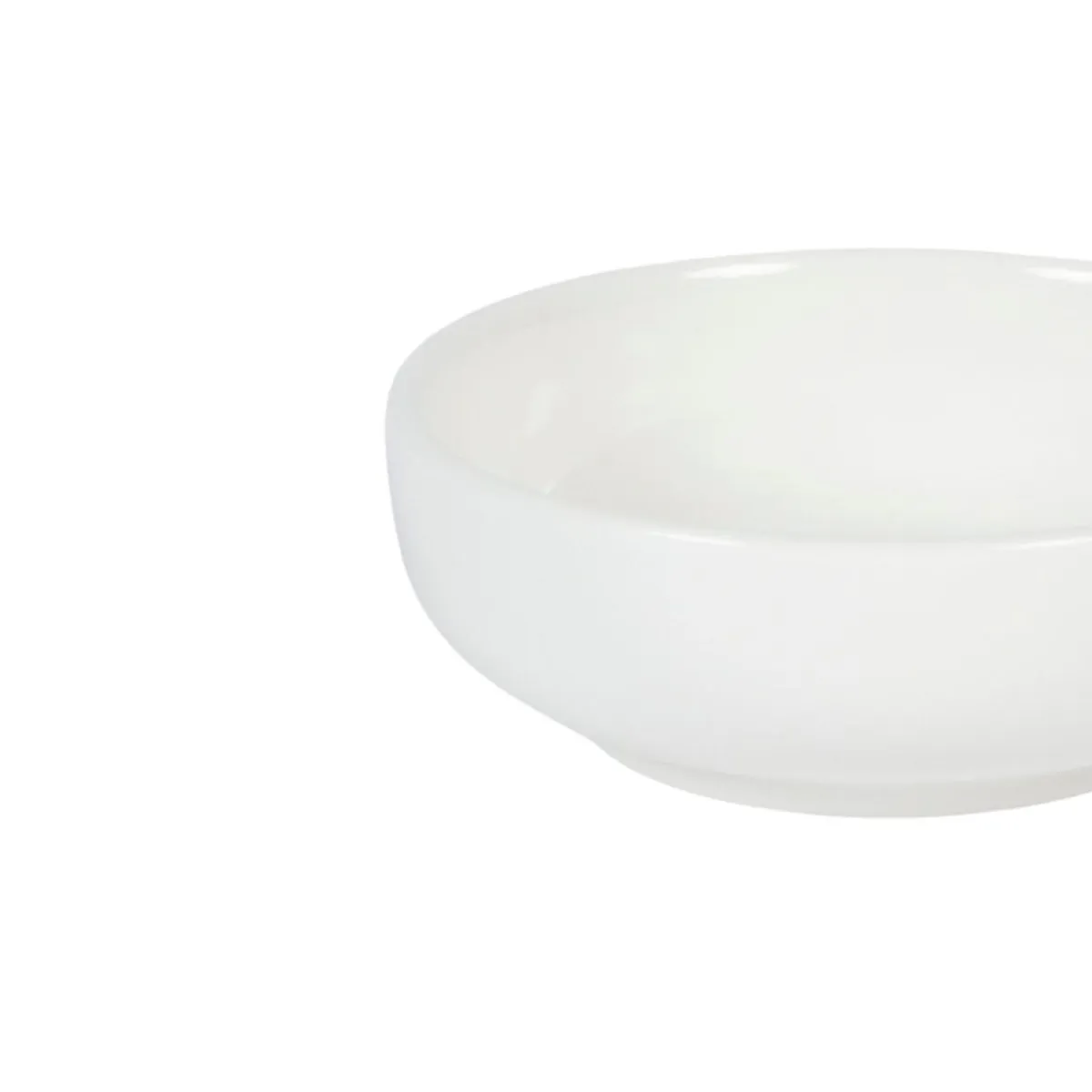 PRO.MUNDI Mise en bouche rond blanc porcelaine Ø 8 cm Playtime New
