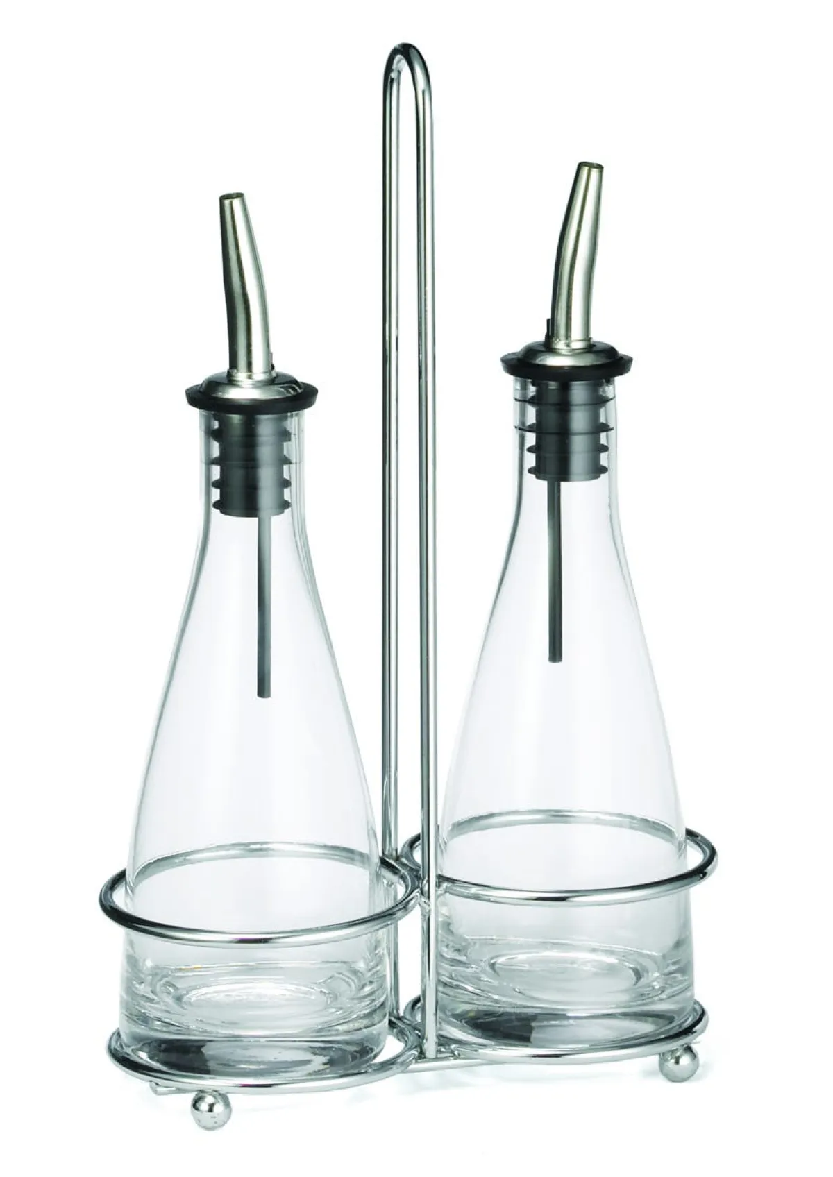 Ménagère huile/vinaigre transparent 14,6x7,3x24,1 cm Siena - TABLECRAFT Discount