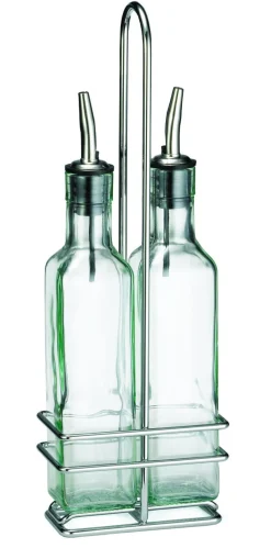 Ménagère huile/vinaigre transparent 11,11x6,03x31,75 cm Prima - TABLECRAFT Sale