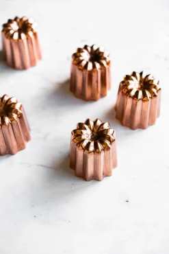 DE BUYER Moule à cannelé bordelais cuivre Sans revêtement Ø 3,5 cm 3,3 cm Discount